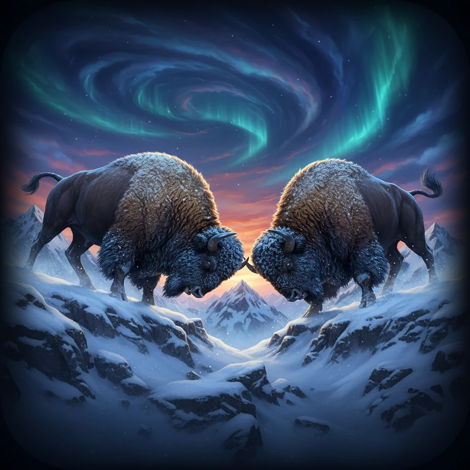 Bison Battle w Lolajack